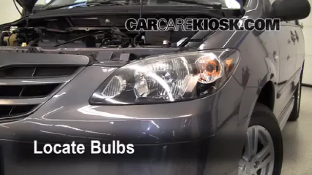 2006 Mazda MPV LX 3.0L V6 Éclairage Feu clignotant avant (remplacer l'ampoule)